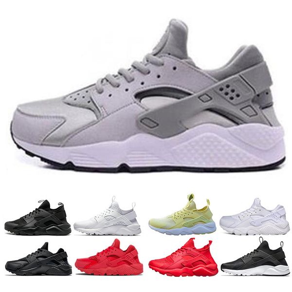 

Freeshipping Huarache 1.0 4.0 Triple White Black red mens womens running Shoes Huaraches sports Sneaker Running Shoes size eur 36-45