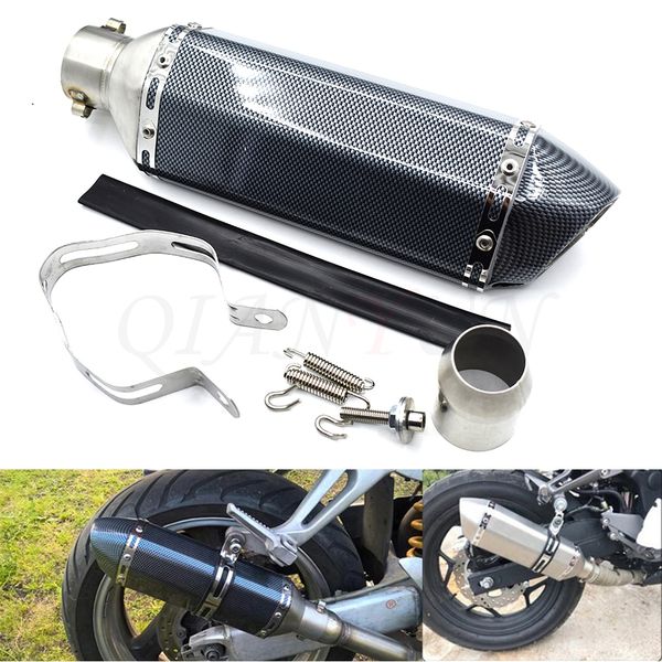 

for 38-51mm motorcycle exhaust muffler pipe scooter dirt pit bike tube for yamaha yzf600r yzf750 yzf1000 r xjr1300 fjr1300 fz6r