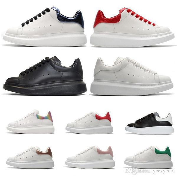 

2019 New Casual Shoes Shoe Mens Women Platform Designer Sneakers Street Fashion Lovers fashion Shoes Genuine Leather Trainer Size 36-44
