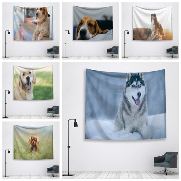

cute dog wall ttapestry hanging decorate bohemian beach mat farmhouse decor dorm mandala tapestry witchcraft hippie