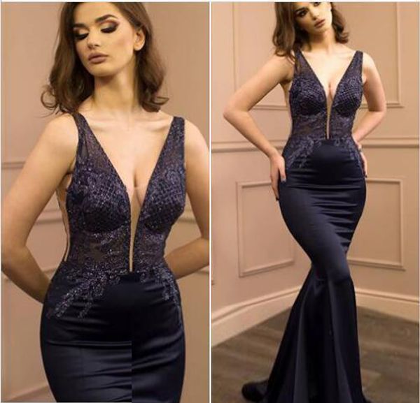 

mermaid v neck prom dresses black cocktail party dresses with beads long evening dresses south africa