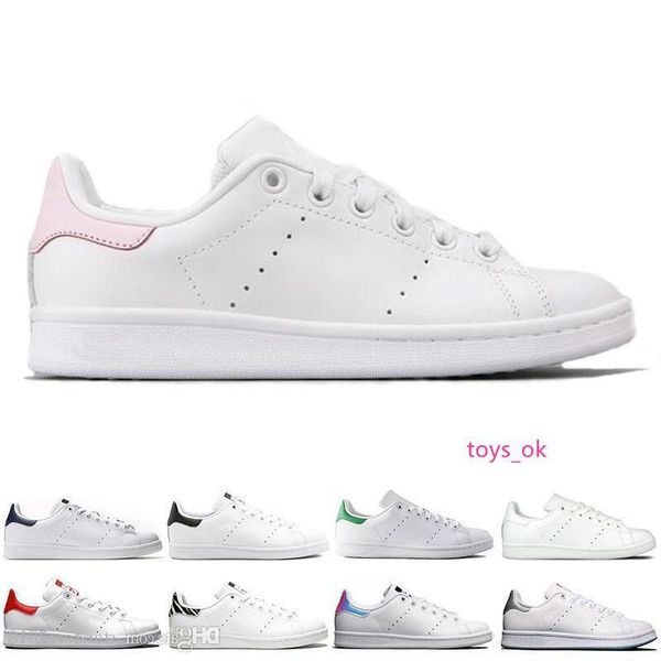 

new fashion smith men women stan shoes black white red blue silver pink smith sneakers casual shoes leathe size 36-44