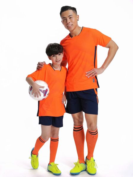 

men blank double-sided football team uniforms kits sports clothes tracksuits personality customized football sets with shorts b10-39, Blue;black