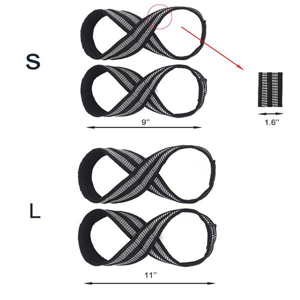 

2pcs nylon resistance exercise bands weightlifting fitness straps running gear