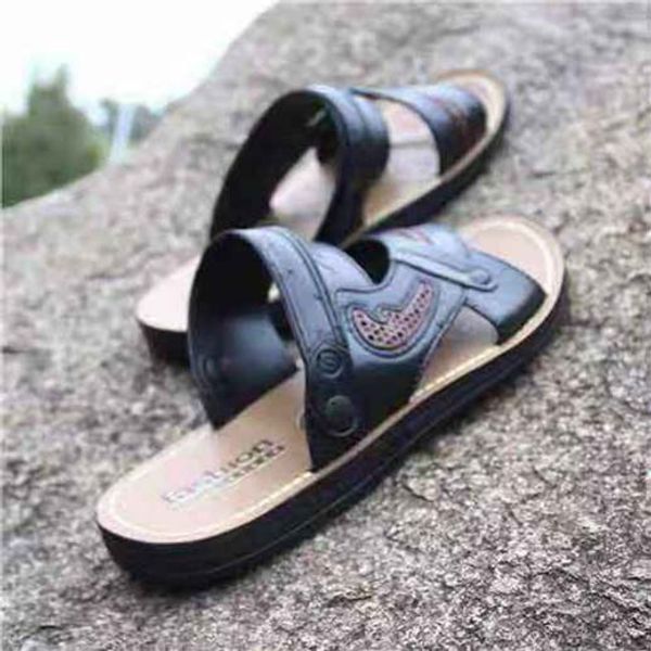 

with box woman slippers heels shoe sandals real leather slippers fashion scuffs slippers casual shoes dhl pt895, Black