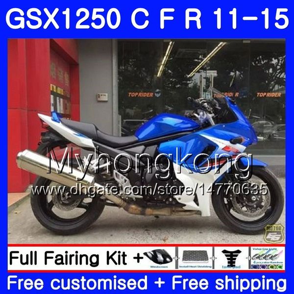 Karosserie für Suzuki Bandit GSX1250F GSX1250FA GSX1250 C 11 12 13 14 15 Stock blau 310HM.33 GSXF1250 GSX1250C 2011 2012 2013 2014 2015 Verkleidung