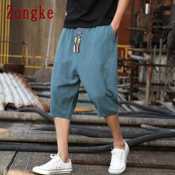 

zongke икр длина белье мужские брюки hip hop шаровары мужчин одежда мужская бегуны harajuku sweatpants 2020 новый m-3xl, Black