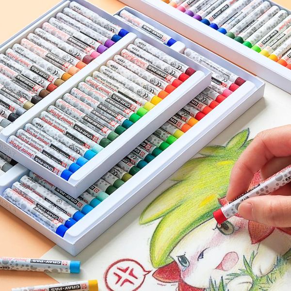 

oil pastels children's creative graffiti crayons pastels pens safe non-toxic oil brush colorful painting art school supplies