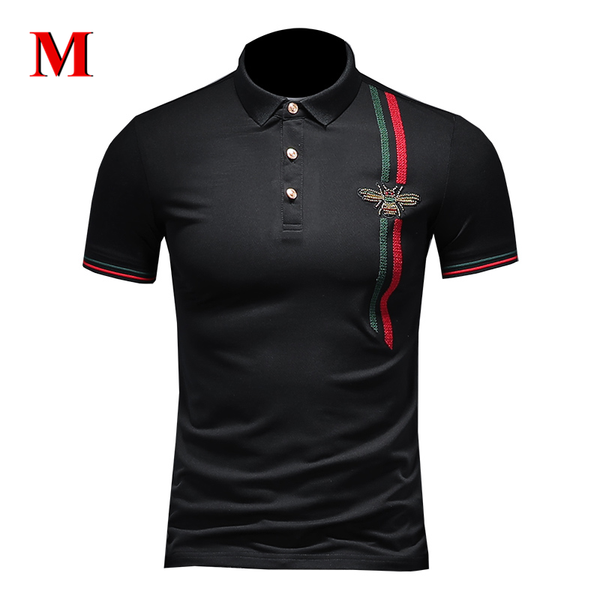 

menne 2020 new shirt men shirt badge embroidery men, White;black