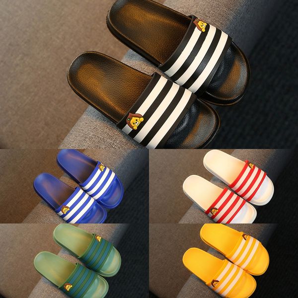

jwvcj 2019 thick children children children' bottom children' slippers women' soft bottom anti-skid parent-child couples e, Black;grey