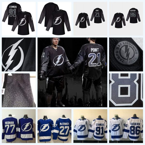 

21 Brayden Point Tampa Bay Lightning 2019 Third Jersey 86 Nikita Kucherov Steven Stamkos Andrei Vasilevskiy Victor Hedman McDonagh Johnson
