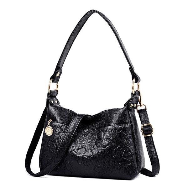 

2019 new handbag korean shoulder messenger bag handbag middle-aged mom bag