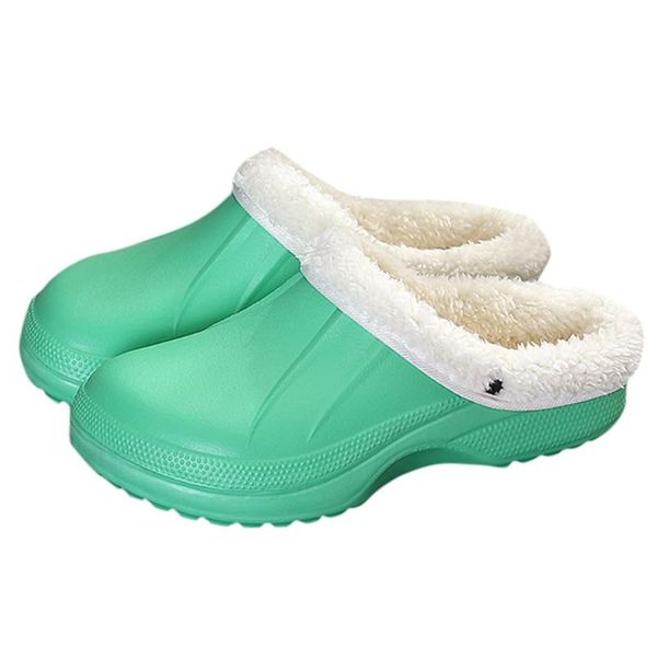 

warm lined slippers home indoor shoes anti-skid indoor flat shoes women casual fashionable summer platform slippers, Black