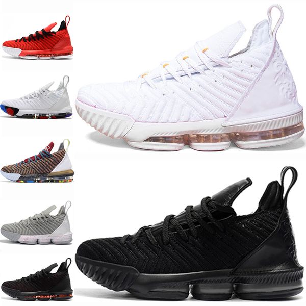 

new arrive 16 16s basketball shoes for mens designer triple black white fresh bred lakers oreo red men sports sneaker shoes size 40-46