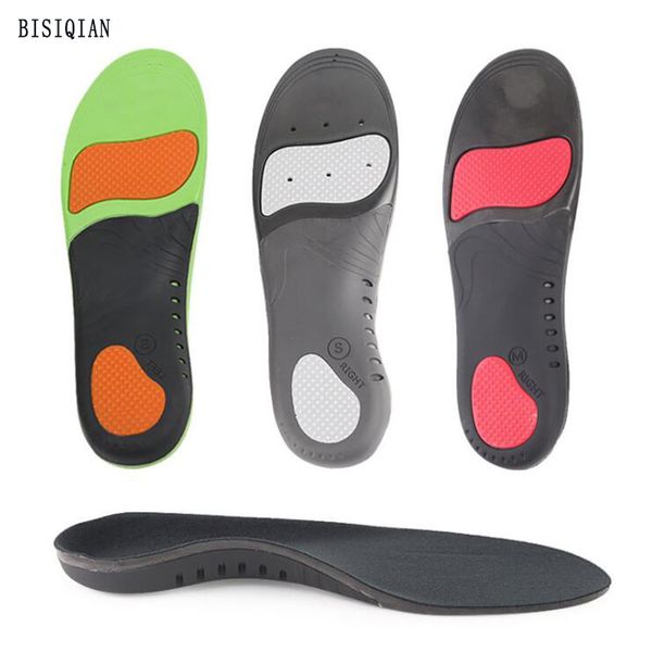 

flat foot correction insole eva inside eight feet valgus flat foot xo type legs correct running sport insoles care, Black