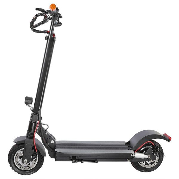 

tarsa t9 off-road folding electric scooter 500w motor max 40km/h 10ah battery 10 inch pneumatic tire - black