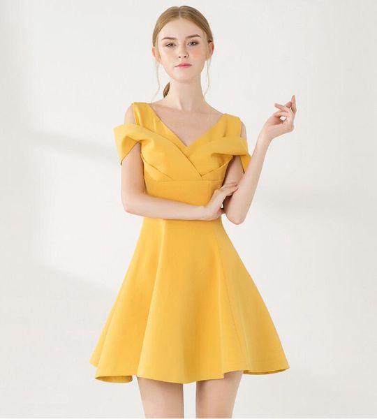 

the new style of loose and thin silk dress shows the middle length of the slim silk dress dresses for grade, Black;gray