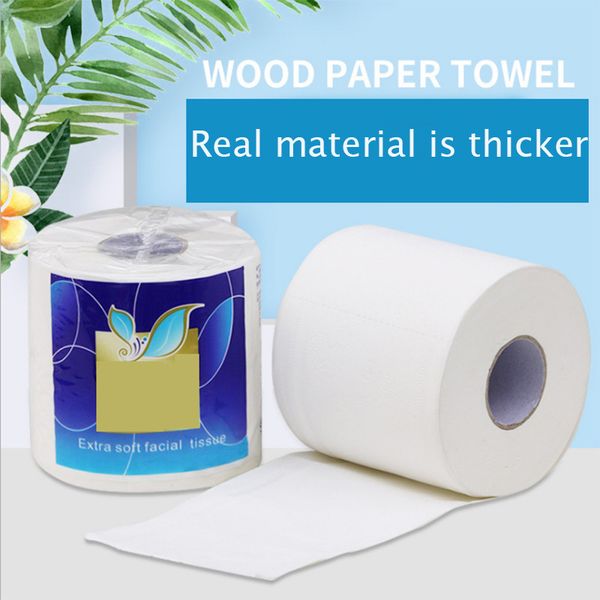 

household roll paper 10 rolls / lift 3 layers of soft wood pulp toilet paper daily necessities supplies manufacturers wholesale hl0903