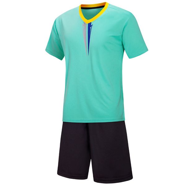 

wholesale customized men football uniforms,mens kits sports clothes tracksuits discount boy football sets with shorts c06-37, Blue;black