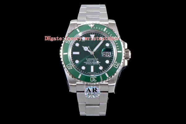 

2 colors super wristwatches arf v3 116610 904l steel 40mm x 13mm waterproof eta 2813 3135 movement automatic mechanical mens watch watches, Slivery;brown