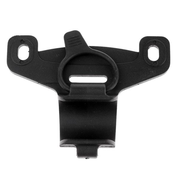 

black nylon mount portable easy install cycling inflator frame fixing clip 20mm durable accessories bicycle pump holder bracket