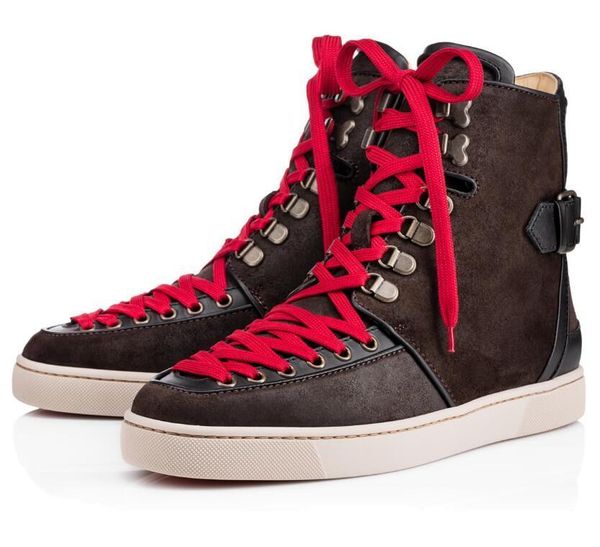 men red bottoms boots