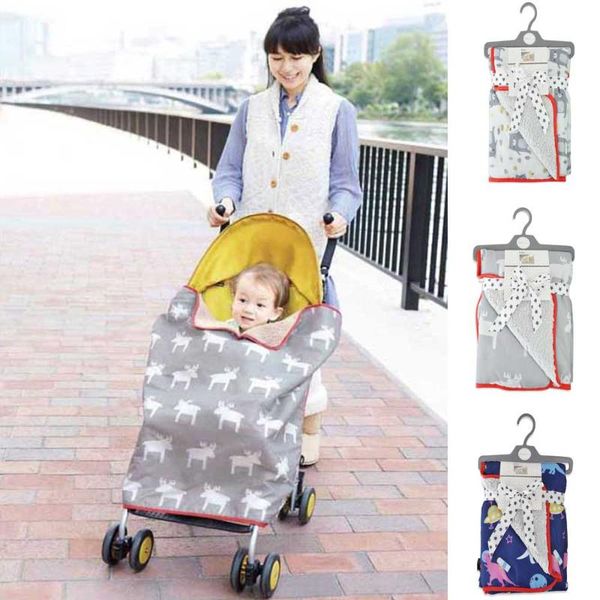 

multi function baby blanket waterproof windproof stroller blankets canopy cover newborn wrap blankets infant sleeping