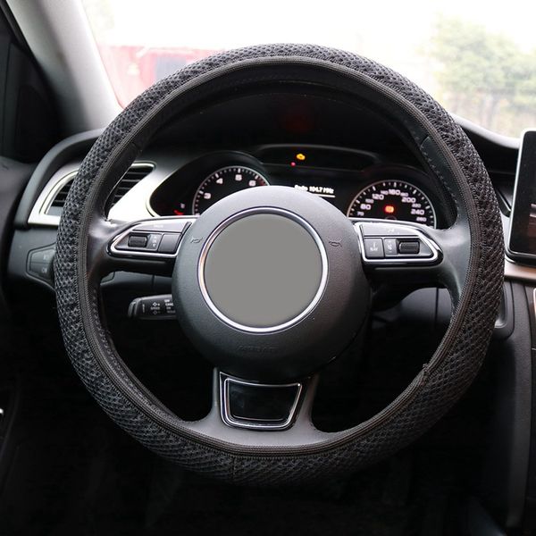 

new four seasons universal set ice silk steering wheel cover car handle set steering wheel cover 38cm wear-resistant