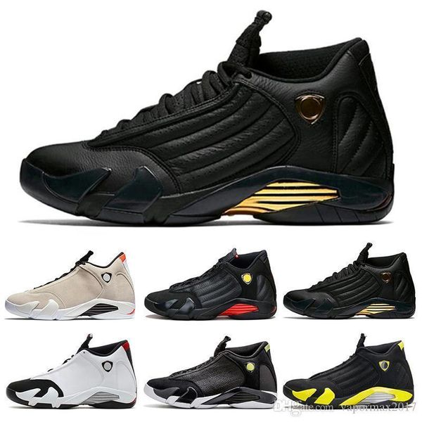 

new 14 14s basketball shoes men fusion purple last sblack fusion varsity red xiv playoffs sneakers eur size 7-13