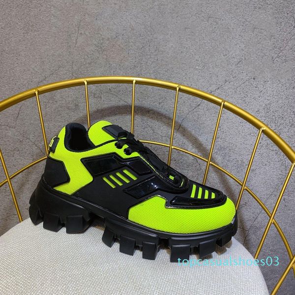 

2019 luxury designer mens shoes men and women sports shoes thick-soled lace-up european and american star gym t02, Black