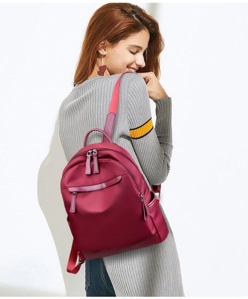 

2020 new backpack women's korean fashion trend waterproof outdoor travel backpack ladies