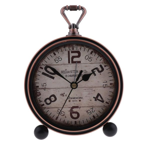 

1x retro vintage style decorative clocks battery operated wall clock home