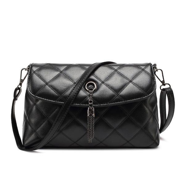 

women satchels diamond chain messenger bag female pu leather fashion sling bags ladies hasp soft cover sling small shoulder bag