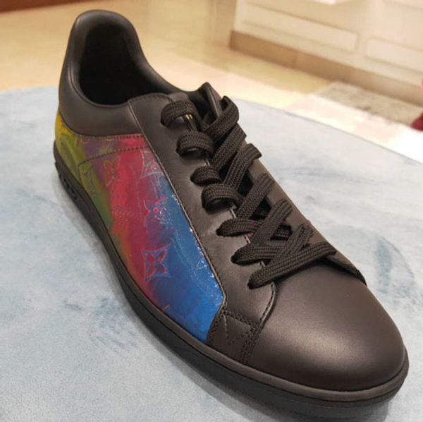

with box sneaker casual shoes trainers fashion sports designer shoes trainers shoes for woman dhl by toy99 l1903, Black;red
