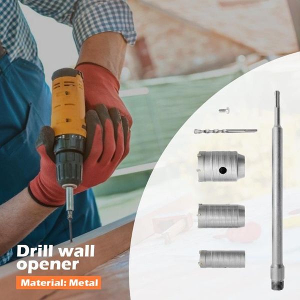

electric hammer drill wall hole opener 30/40 / 50mm carbide brick wall hollow drill woodworking hole punch tool supplies