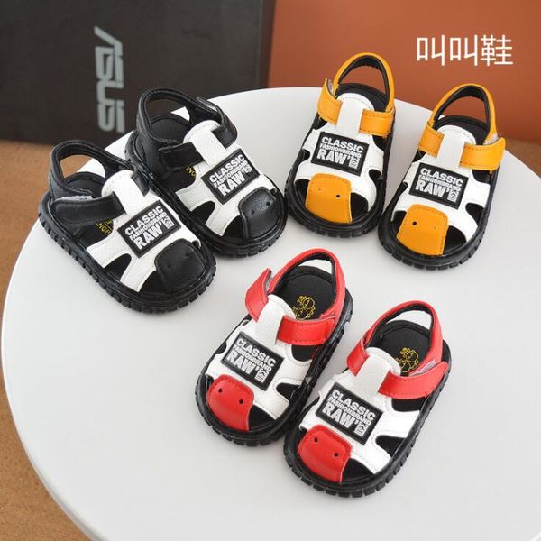 

baby calls shoes girl baby soft bottom toddler сандалии будут звенеть 2019 летняя новая детская обувь производители включают m, Black;red