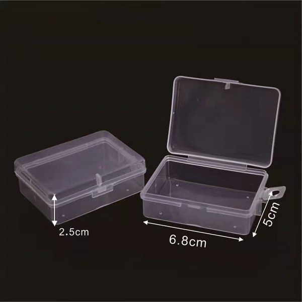 

6.8*5*2.5cm universal small packaging storage box plastic fishing bait box