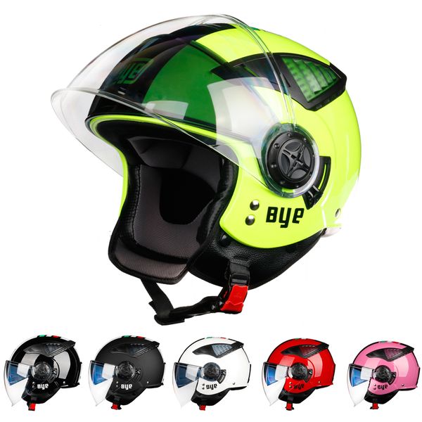 

motorcycle open face helmet 3/4 half face motorcycle helmet jet scooter chopper cafe racer women helm casco de moto