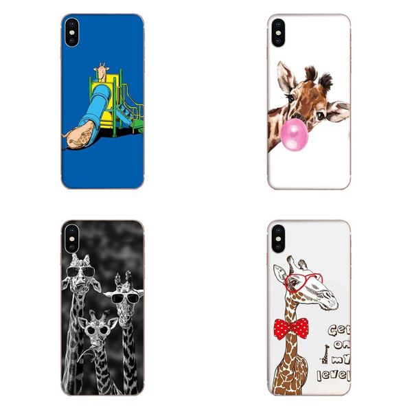 

пользовательские для galaxy note 10 a10e a10s a20s a30s a40s a50s a6s a70s a730 a8s m10s m30s lite plus мягкие чехлы милый мультфильм жираф