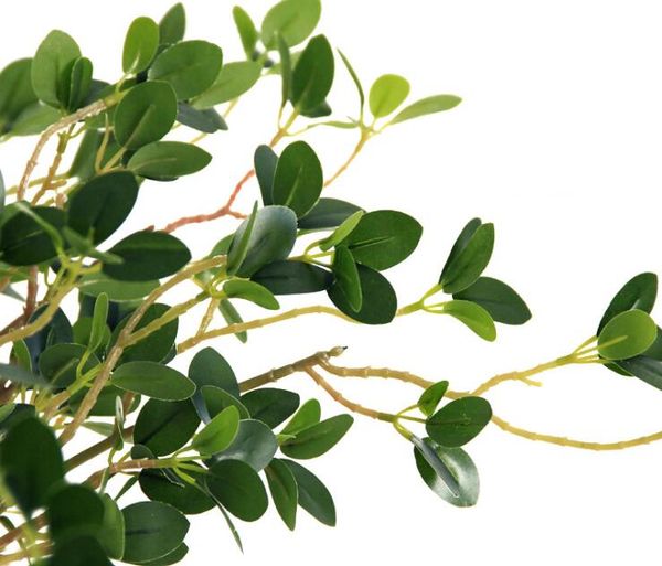 

artificial green plant branch green leaves fake plant flower home office wedding party decoration 60 cm