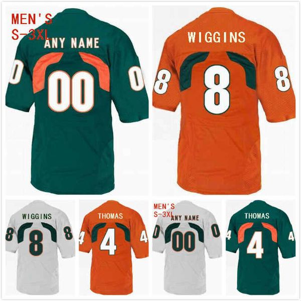 

Cu tom miami hurricane jeff thoma jer ey 4 dee wiggin 8 will mallory 85 cam 039 ron davi 23 darrell langham 81 men 2019 titched 3xl