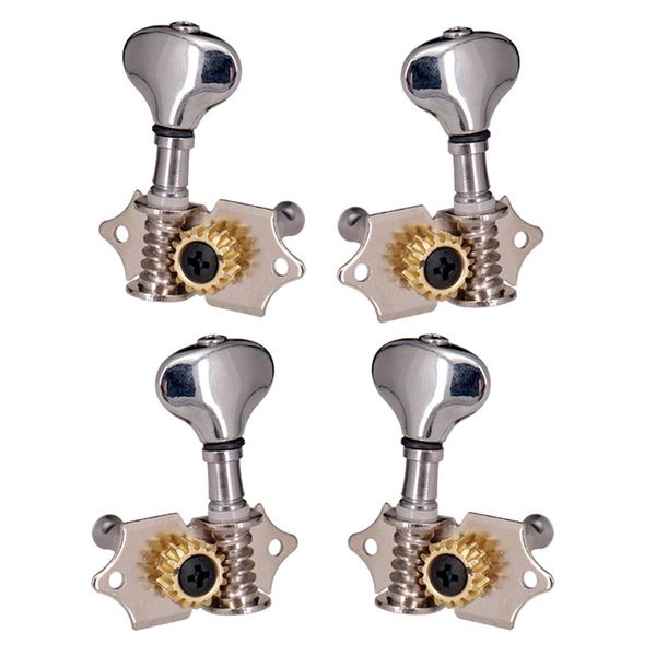 

4pcs 2r2l open gear guitar tuning pegs tuners diy making kits for ukulele kits