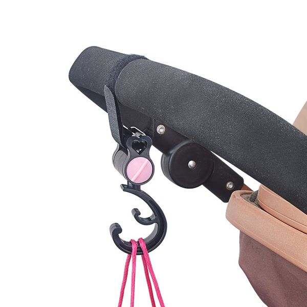 

home universal stroller hook 360 degree rotatable trolley hanger for bags diaper bags 2019