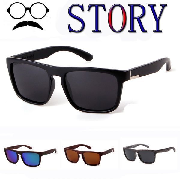 

polarized sunglasses outdoor men women retro reflective square driving fishing eyewear uv400 sports, White;black