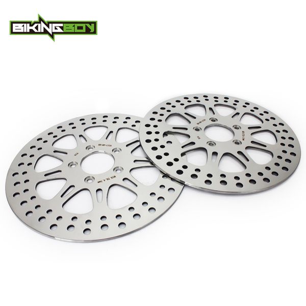 

bikingboy 11.8" front brake discs disks rotors for 1690 flhr 11-13 fltr 08-09 fltrc 11-13 flhrc fltrx 1584 fltrx