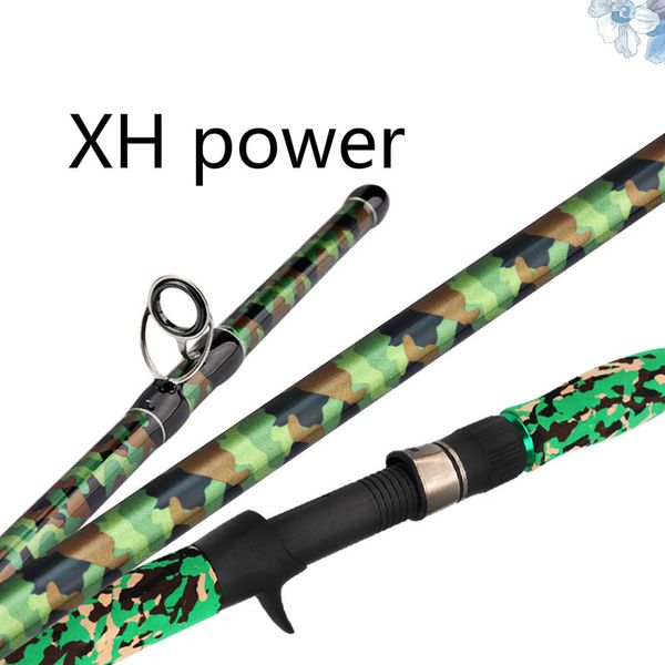 

xh power 2.1m/2.4m casting rod anchor sticks carbon super strong super hard olta black pit fishing canne peche pesca