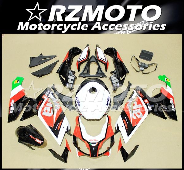 

4 gifts new abs motorcycle full fairings kits fit for aprilia rs125 2006 2007 2008 2009 2010 2011 bodywork set white orange black