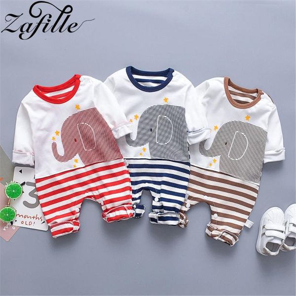 

zafille long sleeve baby romper patchwork striped newborn infant baby boy girl jumpsuit cotton kids clothing girls clothing new, Blue