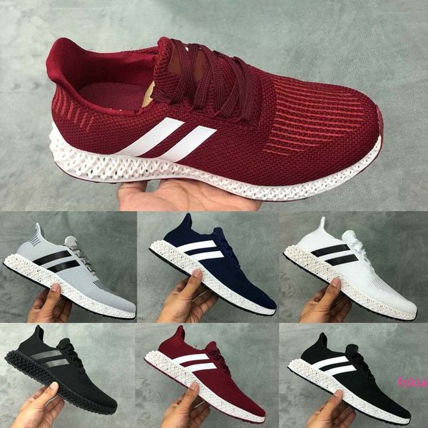 

2019 new futurecraft 4d print 4d men running shoes brand sneakers size black white red gray 40-45