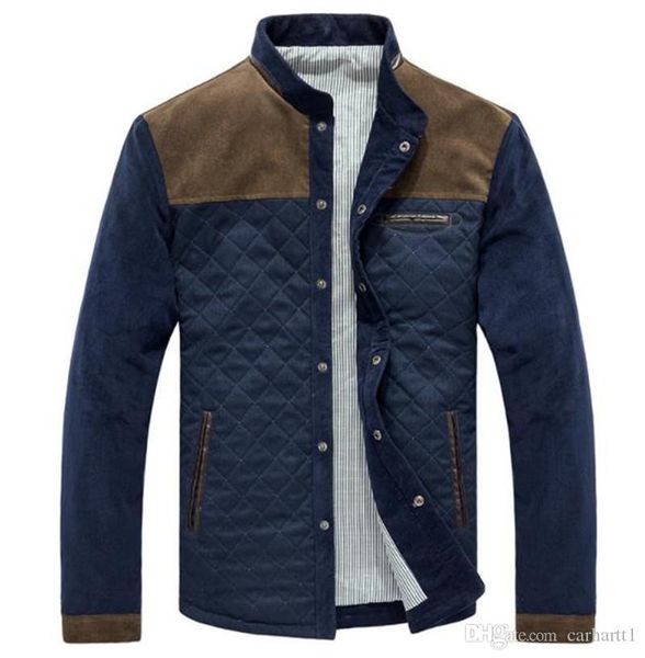 

мужские дизайнерские куртки панелями мода стенд воротник однобортный мужские пальто повседневная с длинным рукавом мужская одежда, Black;brown